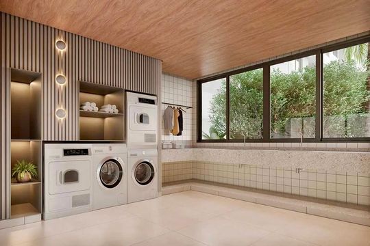 Área comum de kitnet/studio para alugar com 1 quarto, 25m² em Pinheiros, São Paulo