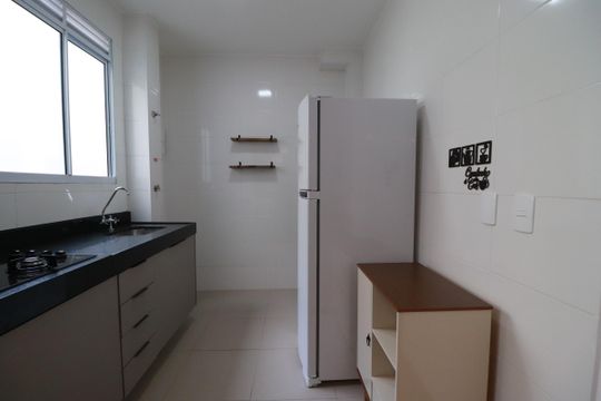 Cozinha  de apartamento para alugar com 2 quartos, 42m² em Chácaras Hipica, Ribeirão Preto