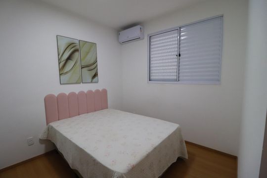 Quarto 1 de apartamento para alugar com 2 quartos, 42m² em Chácaras Hipica, Ribeirão Preto