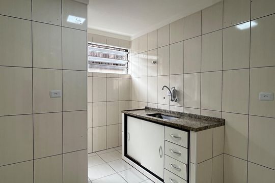 Cozinha e Área de Serviço de apartamento para alugar com 3 quartos, 62m² em Aparecida, Santos