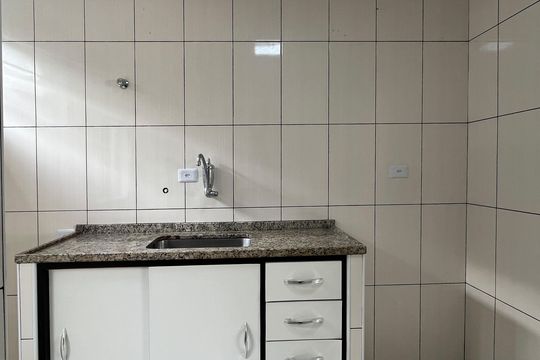 Cozinha e Área de Serviço de apartamento para alugar com 3 quartos, 62m² em Aparecida, Santos