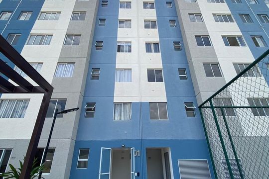 Fachada de apartamento para alugar com 2 quartos, 44m² em Jardim dos Comerciários, Belo Horizonte