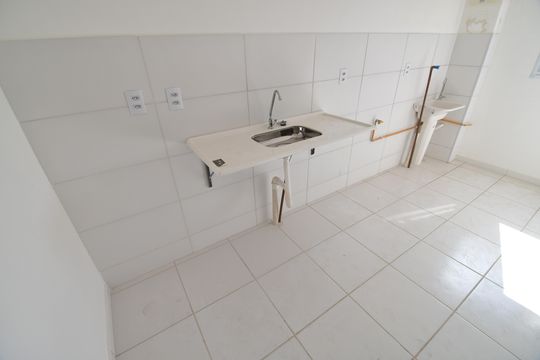 Cozinha de apartamento à venda com 2 quartos, 47m² em Jardim Boa Esperança, Campinas