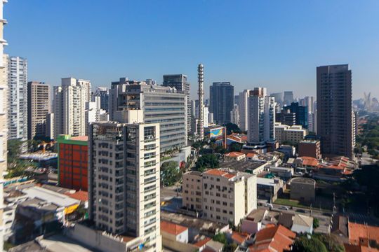 Sala - Vista de apartamento à venda com 3 quartos, 92m² em Brooklin, São Paulo