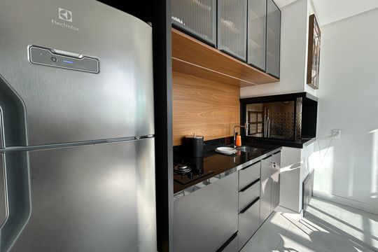 Área comum - Churrasqueira de apartamento para alugar com 2 quartos, 60m² em Lagoa Pequena, Florianópolis