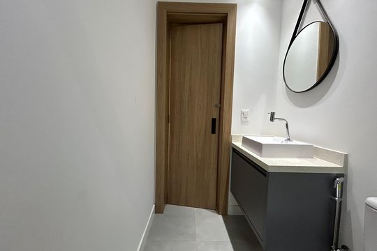 Banheiro Social de apartamento para alugar com 2 quartos, 60m² em Lagoa Pequena, Florianópolis
