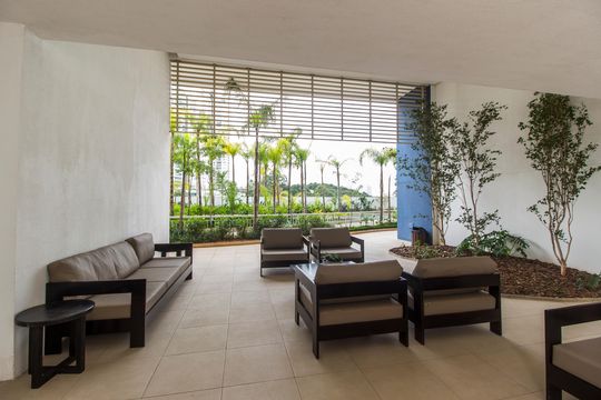 Área comum de apartamento para alugar com 1 quarto, 55m² em Alphaville Empresarial, Barueri