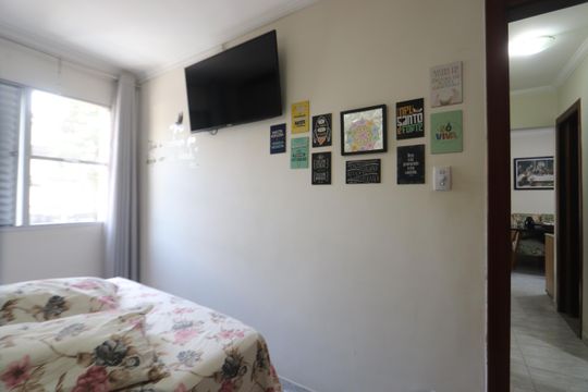 Quarto 1 de apartamento à venda com 2 quartos, 57m² em Vila Industrial, São Paulo