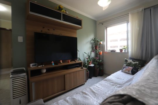 Sala de apartamento à venda com 2 quartos, 57m² em Vila Industrial, São Paulo