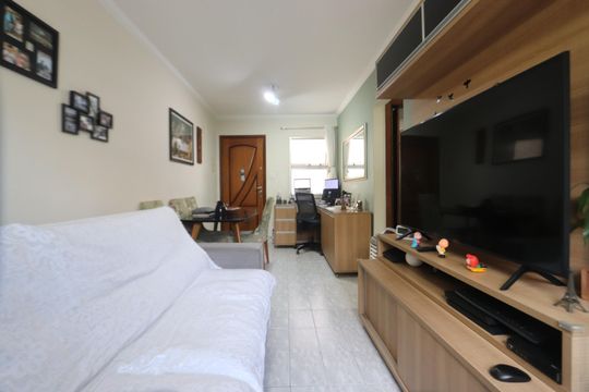 Sala de apartamento à venda com 2 quartos, 57m² em Vila Industrial, São Paulo
