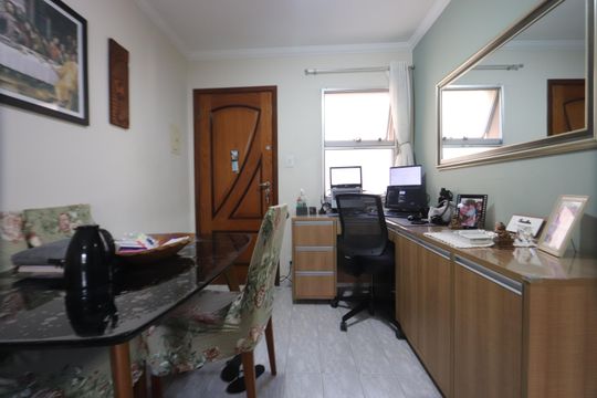 Sala de apartamento à venda com 2 quartos, 57m² em Vila Industrial, São Paulo