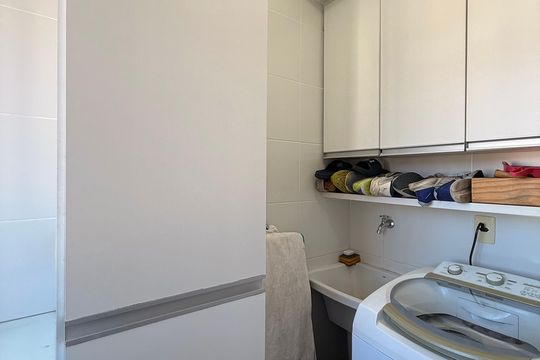 Área de serviço de apartamento à venda com 2 quartos, 60m² em Buritis, Belo Horizonte