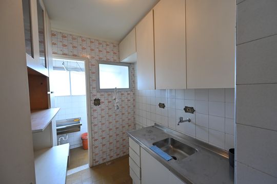 Cozinha de apartamento para alugar com 1 quarto, 45m² em Vila Clementino, São Paulo