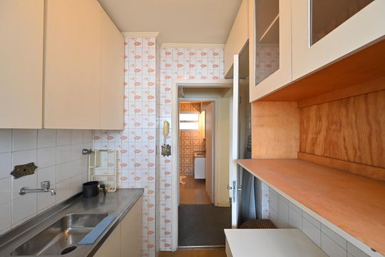 Cozinha de apartamento para alugar com 1 quarto, 45m² em Vila Clementino, São Paulo