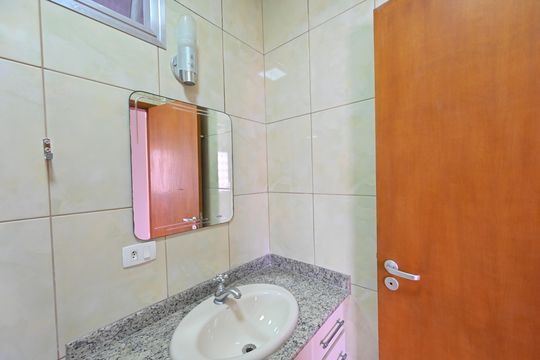 Banheiro Social de apartamento para alugar com 1 quarto, 65m² em Vila Clementino, São Paulo