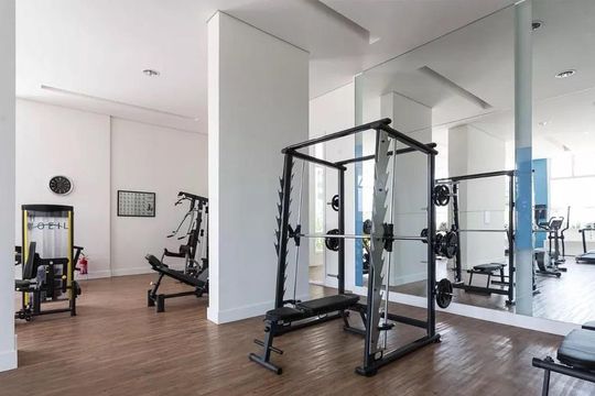 Área comum - Academia de kitnet/studio para alugar com 1 quarto, 42m² em Brooklin, São Paulo