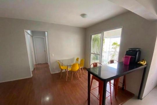 Sala/cozinha de apartamento à venda com 3 quartos, 81m² em Alto do Pari, São Paulo