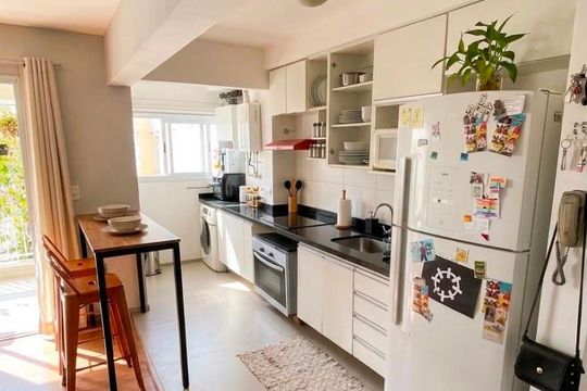 Sala/cozinha de apartamento à venda com 3 quartos, 81m² em Alto do Pari, São Paulo