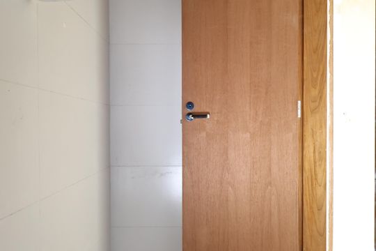 Banheiro  de apartamento à venda com 2 quartos, 108m² em Vila Linda, Santo André