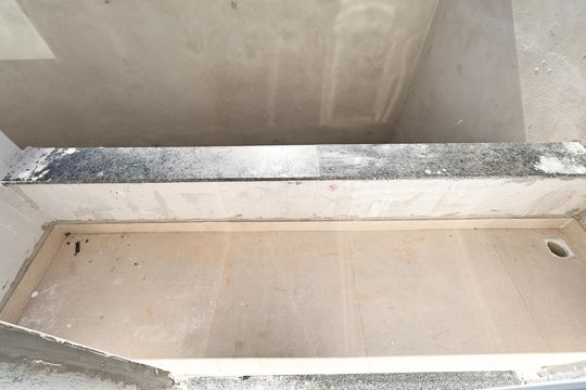 Sacada suite  de apartamento à venda com 2 quartos, 108m² em Vila Linda, Santo André