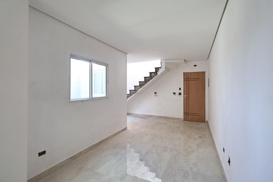 Sala de apartamento à venda com 2 quartos, 108m² em Vila Linda, Santo André