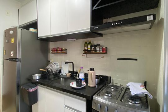 Cozinha de apartamento à venda com 3 quartos, 61m² em Jaguaré, São Paulo