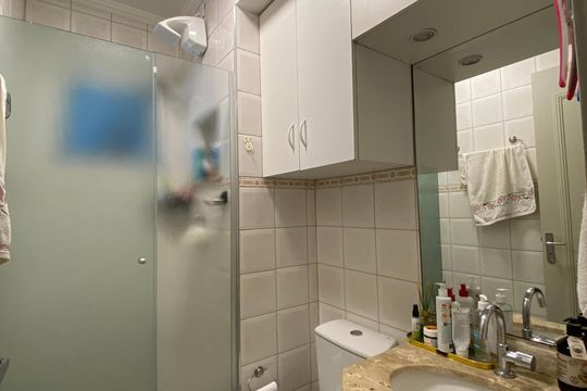 Banheiro de apartamento à venda com 3 quartos, 61m² em Jaguaré, São Paulo