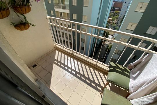 Varanda de apartamento à venda com 3 quartos, 61m² em Jaguaré, São Paulo