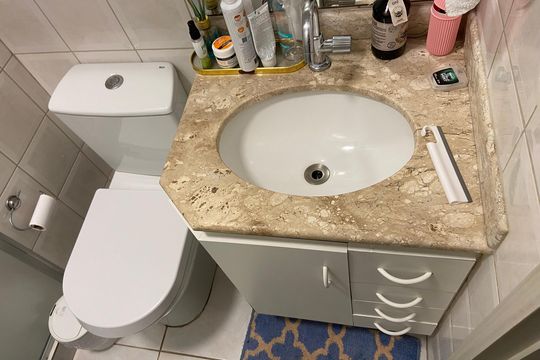 Banheiro de apartamento à venda com 3 quartos, 61m² em Jaguaré, São Paulo