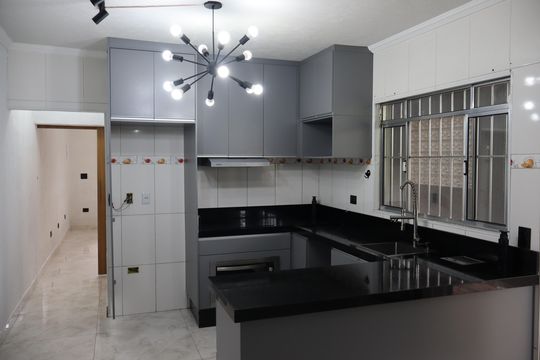 Cozinha  de casa à venda com 1 quarto, 146m² em Jardim Santa Cecilia, Guarulhos