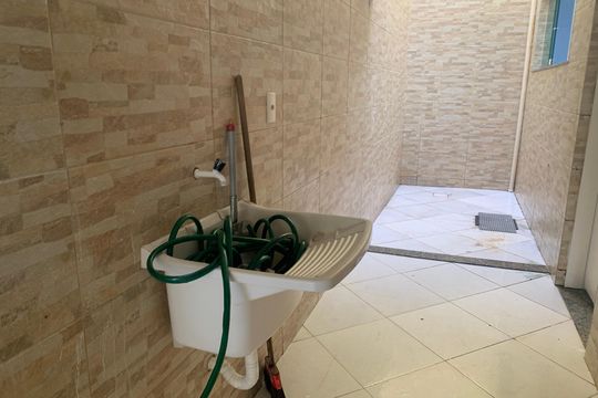 Área de Serviço de apartamento para alugar com 2 quartos, 120m² em Taquara, Rio de Janeiro