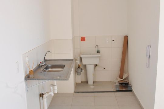 Detalhe - Cozinha Americana de apartamento para alugar com 2 quartos, 40m² em Brasilândia, São Paulo