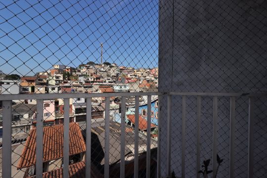 Sacada da Suíte de apartamento à venda com 2 quartos, 108m² em Vila Guaraciaba, Santo André