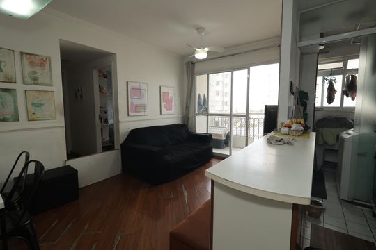 Sala de apartamento à venda com 2 quartos, 54m² em Cambuci, São Paulo