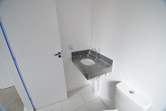 Banheiro Suíte de apartamento à venda com 3 quartos, 66m² em Botafogo, Campinas