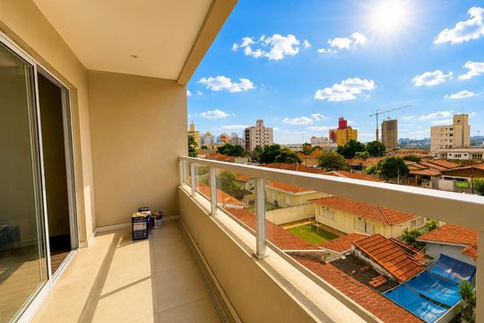 Varanda de apartamento para alugar com 2 quartos, 70m² em Jardim Brasil, Campinas