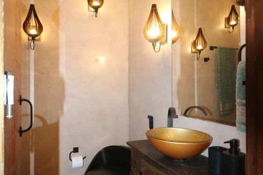 Banheiro de kitnet/studio para alugar com 1 quarto, 15m² em Jardim Sao Caetano, São Caetano do Sul