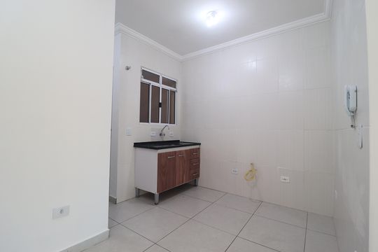 Cozinha de apartamento à venda com 2 quartos, 74m² em Vila Alto de Santo Andre, Santo André