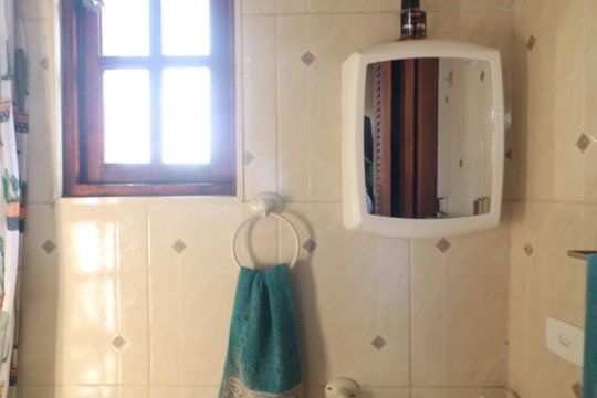 Banheiro de kitnet/studio para alugar com 1 quarto, 15m² em Jardim Sao Caetano, São Caetano do Sul