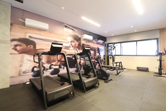 Área comum - Academia de apartamento para alugar com 3 quartos, 100m² em Cazeca, Uberlândia