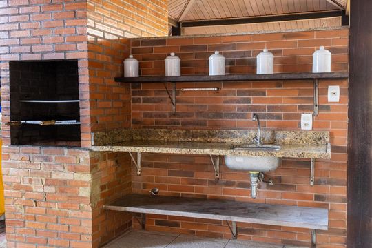 Área comum - Churrasqueira de apartamento à venda com 3 quartos, 143m² em Campo Grande, Rio de Janeiro