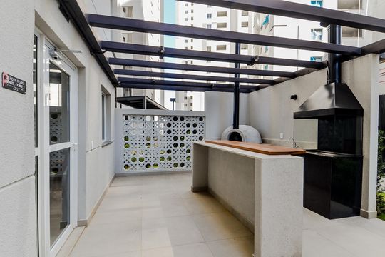 Área comum - Churrasqueira de apartamento para alugar com 2 quartos, 36m² em Vila das Bandeiras, Guarulhos