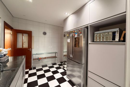 Cozinha de apartamento para alugar com 4 quartos, 280m² em Centro, Jundiaí