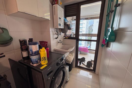 Área de Serviço de apartamento à venda com 3 quartos, 83m² em Recreio dos Bandeirantes, Rio de Janeiro