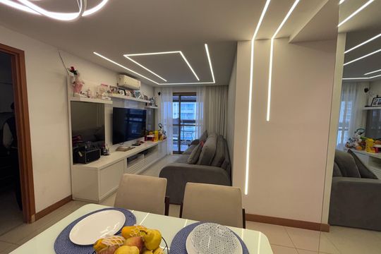 Sala de apartamento à venda com 3 quartos, 83m² em Recreio dos Bandeirantes, Rio de Janeiro