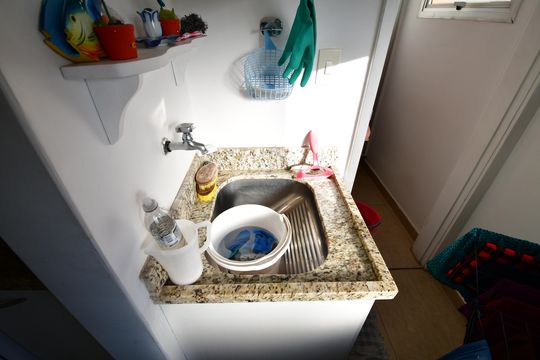 Área de Serviço de apartamento à venda com 1 quarto, 64m² em Jardim Proença, Campinas