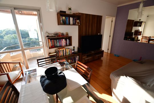 Sala de apartamento à venda com 1 quarto, 64m² em Jardim Proença, Campinas