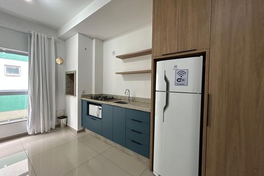 Cozinha de kitnet/studio para alugar com 1 quarto, 36m² em Alto Ribeirão Leste, Florianópolis