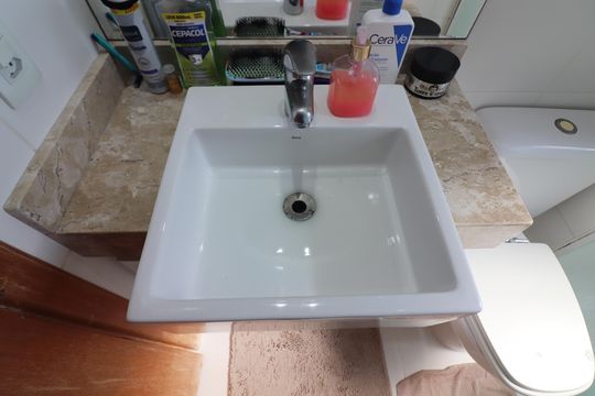 Quarto 1 - Suíte Banheiro  de apartamento à venda com 3 quartos, 78m² em Baeta Neves, São Bernardo do Campo