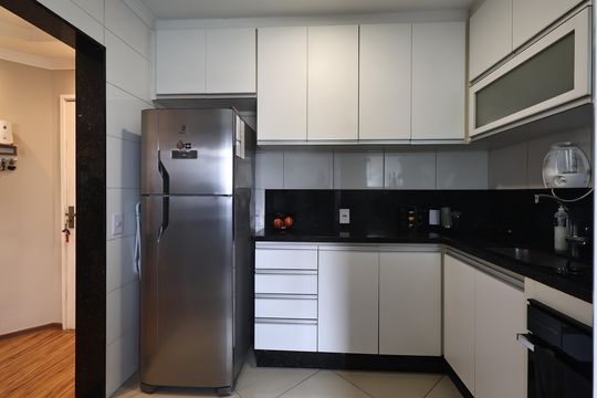Cozinha de apartamento à venda com 3 quartos, 60m² em Parque Marajoara, Santo André